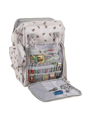 Saco de compras para tricô e crochê - Abelha