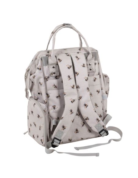 Saco de compras para tricô e crochê - Abelha