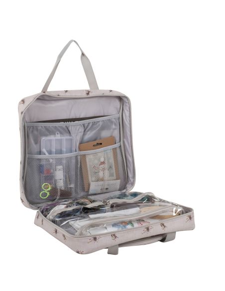 Bolsa de trabalho para bordado - Abelha