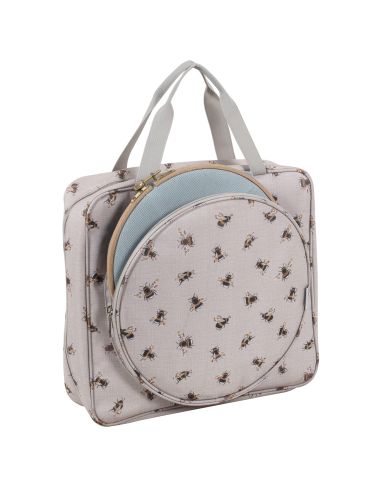 Bolsa de trabalho para bordado - Abelha
