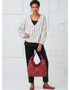 Molde de blusa, saia e calça - Vogue 9286 2