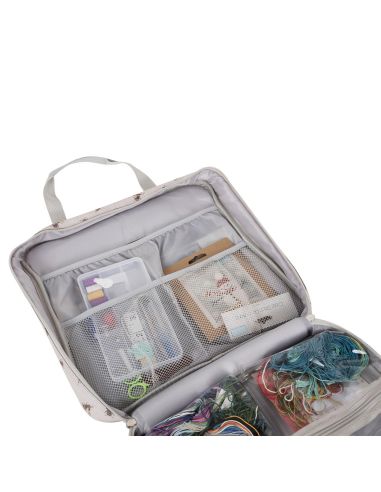Bolsa de trabalho para bordado - Abelha