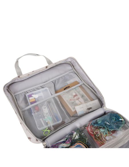 Bolsa de trabalho para bordado - Abelha
