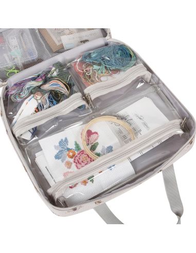 Bolsa de trabalho para bordado - Abelha