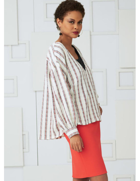 Molde de blusa, saia e calça - Vogue 9286
