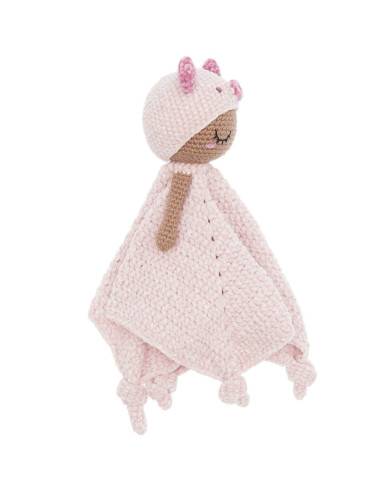 Kit crochet doudou couverture - Cochon