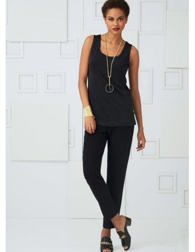 Molde de blusa, saia e calça - Vogue 9286