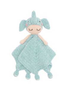 Kit de crochê para manta de pelúcia - Elefante