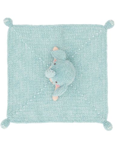 Kit de crochê para manta de pelúcia - Elefante