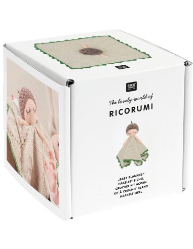 Kit de crochê para manta de pelúcia - Natureza