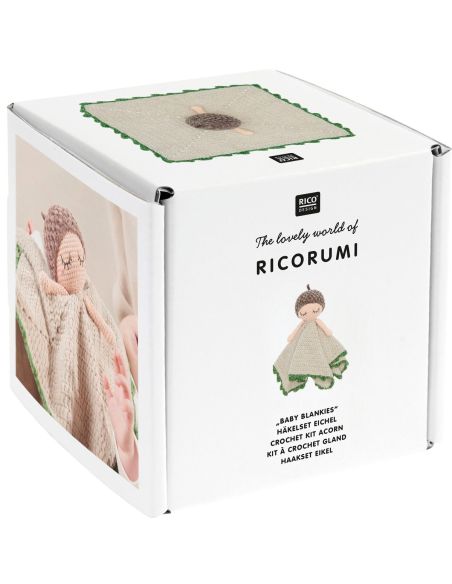 Kit de crochê para manta de pelúcia - Natureza