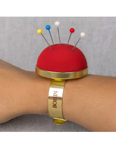 Pulseira porta-alfinetes Bohin - Vermelho 2