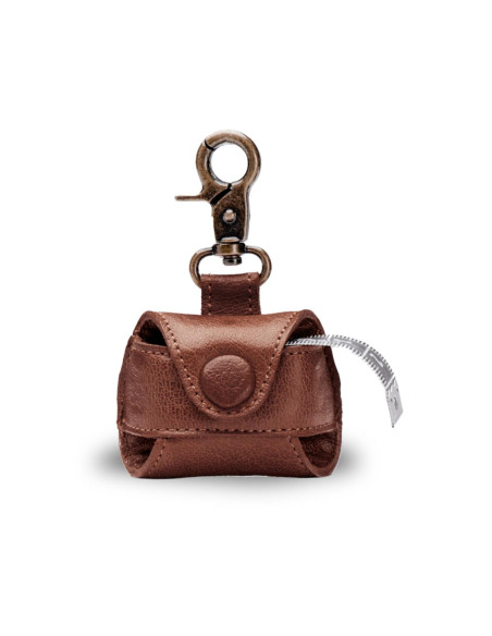 Estojo de couro para fita métrica Muud Malmö Hook - Rich Brown