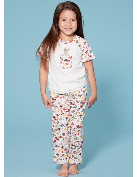 Padrão de blusas e calças