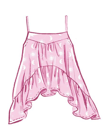 Padrão de top, short e calça - McCall's 8587