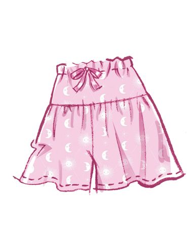 Padrão de top, short e calça - McCall's 8587