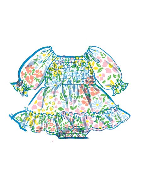 Molde de macacão e vestido - McCall's 8591