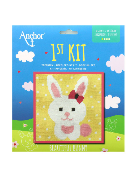 Meu 1º kit de tapeçaria - Coelho