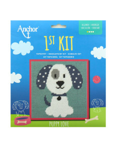 Meu 1º kit de tapeçaria - Cachorro