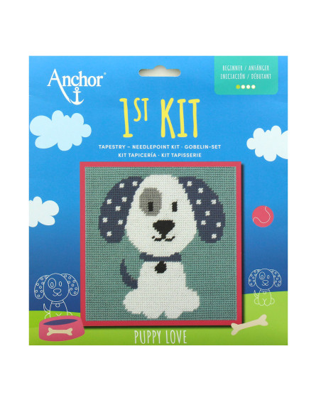 Meu 1º kit de tapeçaria - Cachorro
