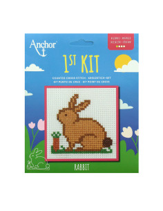 Meu 1º kit de ponto cruz - Coelho