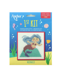Meu 1º kit de ponto cruz - Sereia