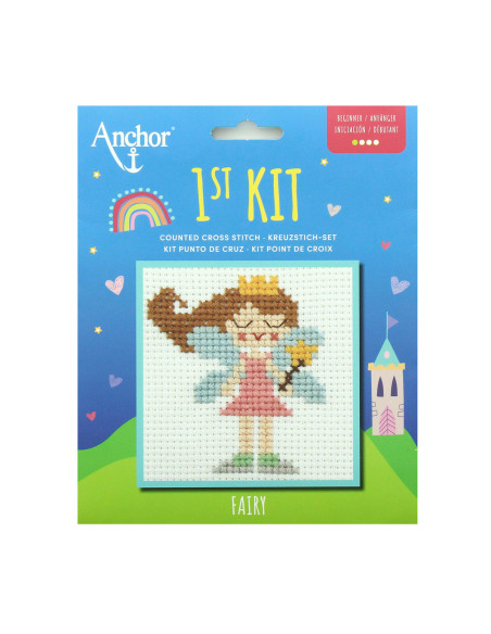 Meu 1º kit de ponto cruz - Fada