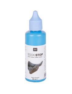 Frasco de látex antiderrapante para meias - Azul