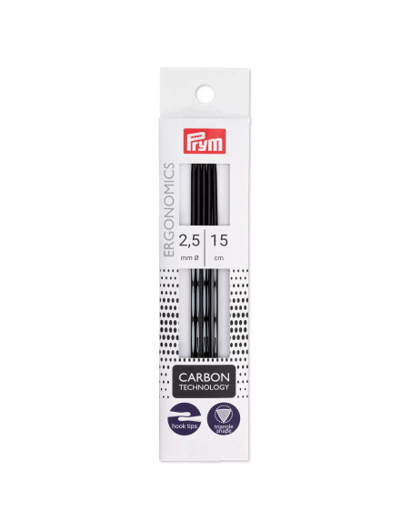 Agulhas de tricô de duas pontas Prym Ergonomics