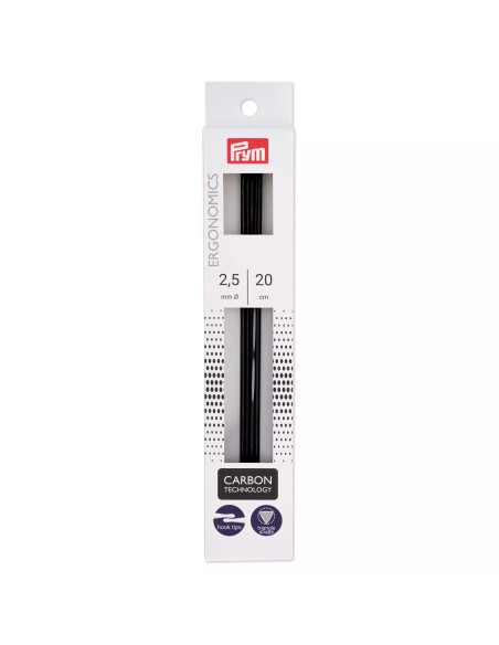 Agulhas de tricô de duas pontas Prym Ergonomics