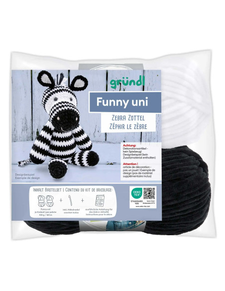 Kit crochet - Zèbre Zéphir