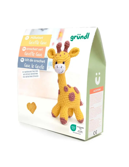 Kit de crochê - Gina a girafa