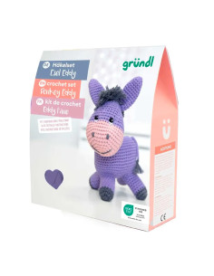 Kit de crochê - Eddy o burro