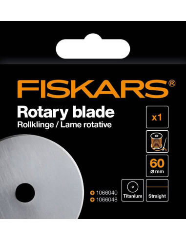 Lâmina rotativa Fiskars Titanium Ø60 mm
