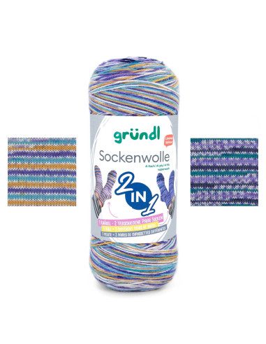 Fio para meias Hot Socks color Gründl
