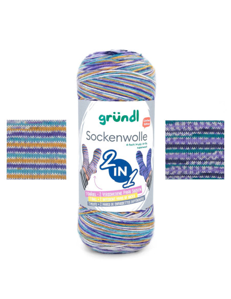 Fio para meias Hot Socks color Gründl