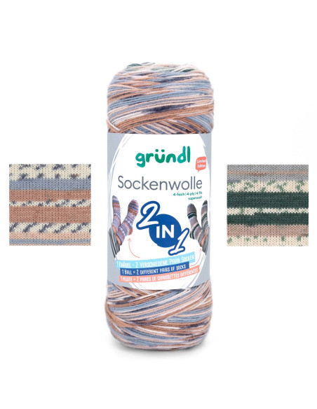 Fio para meias Hot Socks color Gründl