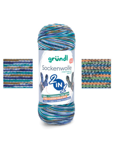 Fio para meias Hot Socks color Gründl