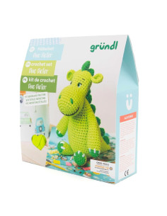 Kit de crochê - Dieter o dinossauro
