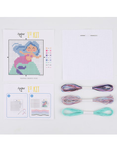 Meu 1º kit de ponto cruz - Sereia 2