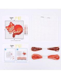 Meu 1º kit de ponto cruz - Gato 2