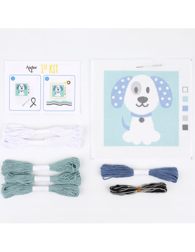Meu 1º kit tapeçaria - Cachorro