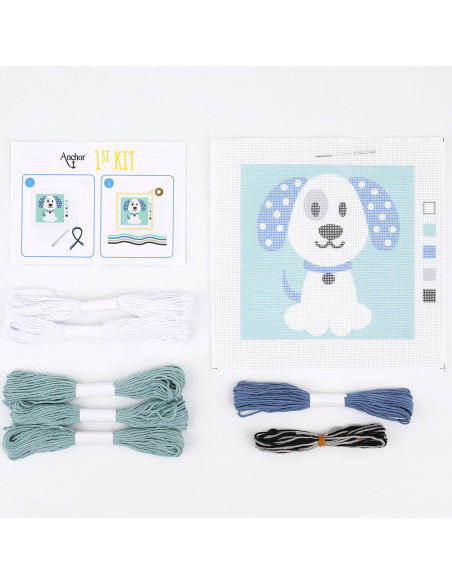 Meu 1º kit tapeçaria - Cachorro