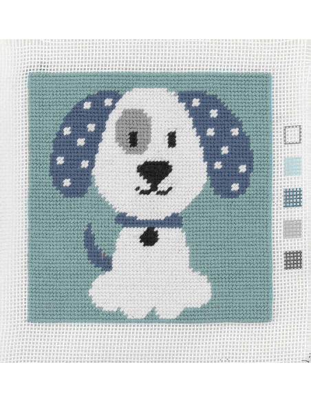 Meu 1º kit tapeçaria - Cachorro