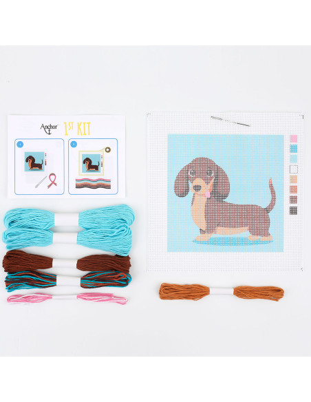 Meu 1º kit de tapeçaria - Dachshund