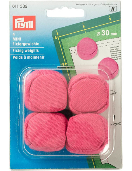 Peso a manter MINI 30 mm rosa