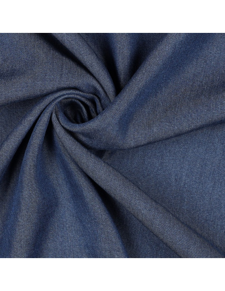 Tecido tencel denim - Azul índigo