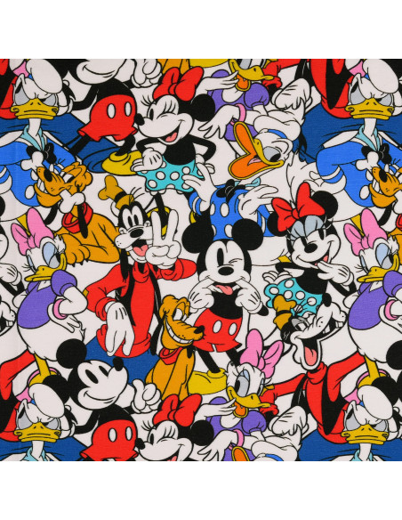 Tecido jersey Disney - Mickey e seus amigos
