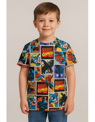 Tecido jersey Vingador - Super-heróis