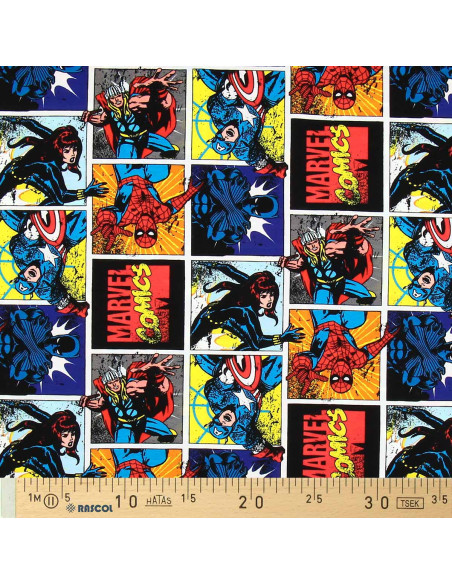 Tecido jersey Avengers - Super-heróis